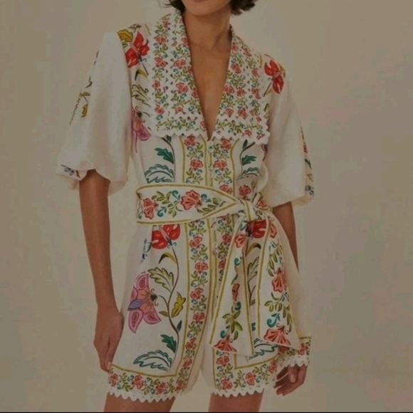Farm Rio Insects Floral Romper - Picture 2 of 5